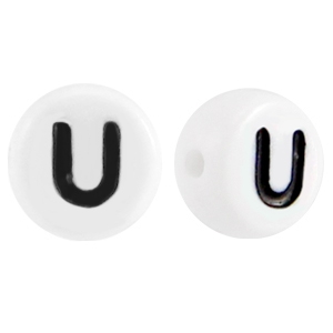 Acryl Buchstabe U Weiss