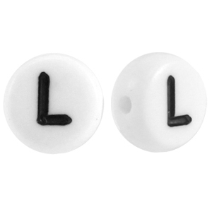 Acryl Buchstabe L Weiss