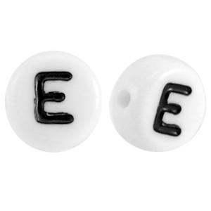 Acryl Buchstabe E Weiss