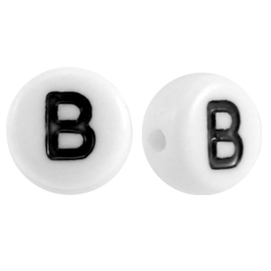 Acryl Buchstabe B Weiss