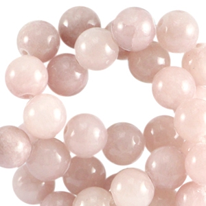 Naturstein Perlen 6mm Vintage rose