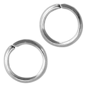 Zubeh&ouml;r aus Stainless Steel - Rostfreiem Stahl Bindering 8mm Silber