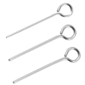 Stainless Steel Zubeh&ouml;r Kettelstifte 35mm aus rostfreiem Stahl Silber