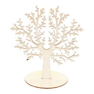 Schmuck Display Baum Holz Natural (nat&uuml;rliche Farbe Holz)