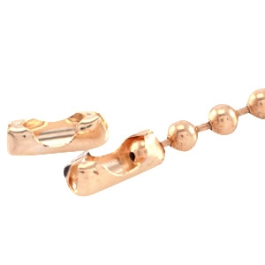 Zubeh&ouml;r Metall DQ Verschluss f&uuml;r 1.2mm Kugelkette Rose gold