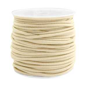 Elastik gef&auml;rbt 2.5mm Beige gold