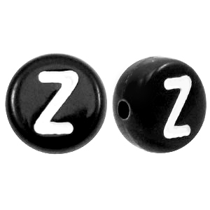 Acryl Buchstaben Z Schwarz