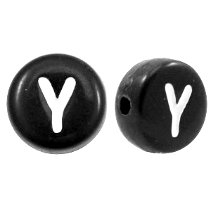 Acryl Buchstaben Y Schwarz