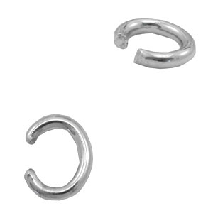 Zubeh&ouml;r Metall TQ Bindering Oval Antique silber