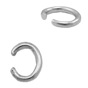 Zubeh&ouml;r Metall TQ Bindering Oval Antique silber