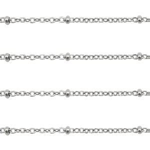 Zubeh&ouml;r aus Stainless Steel - Rostfreiem Stahl Gliederkette 1.4mm Silber
