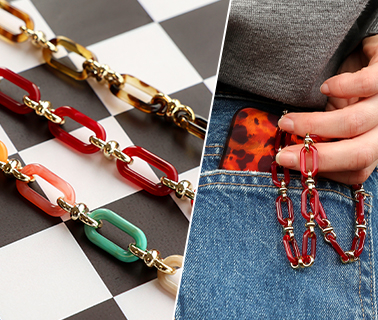 Trendy Acryl-Handketten und Zubehör Trendy Acryl-Handketten und Zubehör