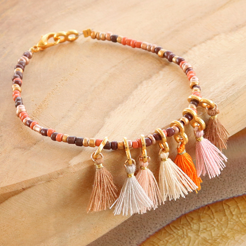 Selbst Ohrringe und Armb&auml;nder machen? Neuen Quasten Perlen