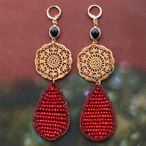 DIY: Musthave-Ohrringen machen mit Facettenanh&auml;nger