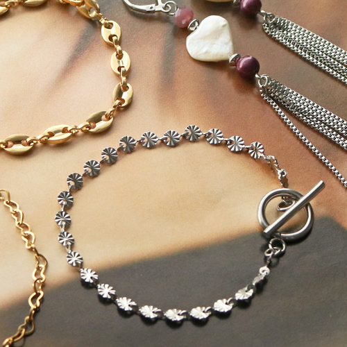 Mit Stainless Steel Jasseron k&ouml;nnen Sie diese sch&ouml;nen Schmuck leicht machen: