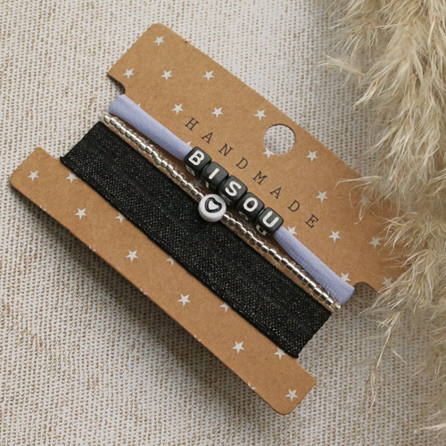 Sie k&ouml;nnen diese Armb&auml;nder mit dem neuesten Elastikband gesteppt herstellen:
