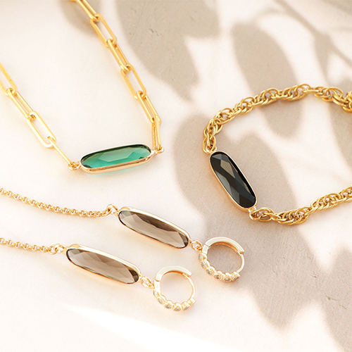 Gestalten Sie schicke Schmucksets mit Kristallglas