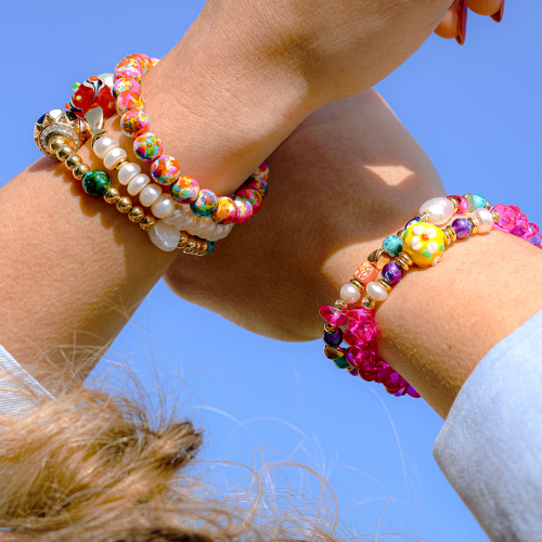 Inspirationen zu Schmuck mit bunten Keramikperlen