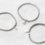 Armb&auml;nder mit Ballchain, RVS und Metall Style Wire