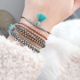 Armb&auml;nder mit Ballchain, RVS und Metall Style Wire