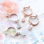 Minimalistische Armb&auml;nder mit Anh&auml;ngern und Zwischenst&uuml;cken aus Kristallglas
