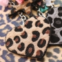 Schl&uuml;sselanh&auml;nger mit Imitat Leder Hairy und Stainless Steel! Leopard ist meine Lieblingsfarbe!