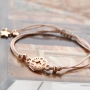 Schmuck Inspiration mit rosegold DQ Metall in Kombination mit verschiedenen Reihmaterialien!