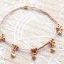 Schmuck Inspiration mit rosegold DQ Metall in Kombination mit verschiedenen Reihmaterialien!
