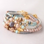 Farbenfrohe Inspiration: Armb&auml;nder aus Facettperlen