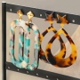 Machen Sie hippe Ohrringe mit unseren Anh&auml;nger aus Resin (Kunstharz)