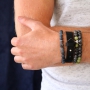 M&auml;nnerschmuck mit ausgefallenen Perlen und nat&uuml;lichen Materialien