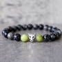 M&auml;nnerschmuck mit ausgefallenen Perlen und nat&uuml;lichen Materialien
