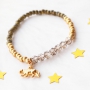 Armb&auml;nder aus neuen Facettperlen + trendy Schmuck Karten