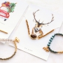 Armb&auml;nder aus neuen Facettperlen + trendy Schmuck Karten