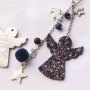 Winter Schmuck entwerfen mit Engeln und Sternen