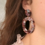 DIY Ohrringe mit neuen Resin Anh&auml;ngern, Binderingen und Ohrsteckern!