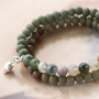 Machen Sie diese Armb&auml;nder selbst mit unserer neuen Kollektion Naturstein Perlen