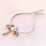 DIY Schmuck mit Metall, gef&auml;rbtem Elastik und DQ Metall