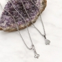 Stainless Steel Ohrringe und Ketten