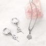 Stainless Steel Ohrringe und Ketten