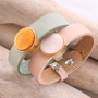 Lassen Sie sich inspirieren! Cuoio Armb&auml;nder mit Polaris Elements Cabochons machen?