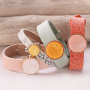 Lassen Sie sich inspirieren! Cuoio Armb&auml;nder mit Polaris Elements Cabochons machen?