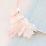 DIY Ohrringe und Ketten aus Naturstein und Aura Quarzkristall
