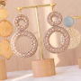 DIY: Ohrringe in Soutache Stil mit gewebten Anh&auml;ngern