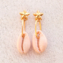 Sommerlicher Schmuck mit neuen Kaurimuscheln, Macram&eacute; Band und DQ Leder