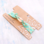 Sommerlicher Schmuck mit neuen Kaurimuscheln, Macram&eacute; Band und DQ Leder