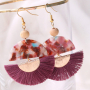 Schmuck mit einem Strandthema aus Holzperlen, DQ Metall und Muscheln