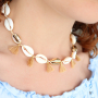 Tropischer Schmuck mit Kauri Muscheln! Lass die Sonne scheinen!