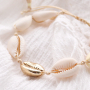 Tropischer Schmuck mit Kauri Muscheln! Lass die Sonne scheinen!