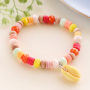 Sommerschmuck: Bunte Armb&auml;nder mit Facetten Perlen